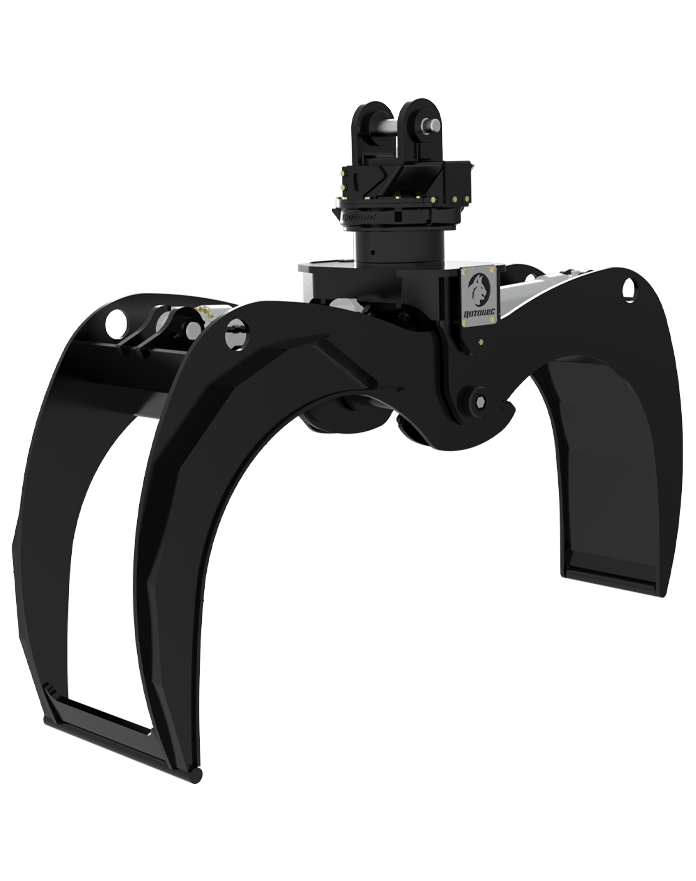 Combination Positioned Grapple Forestry Attachment Rotobec