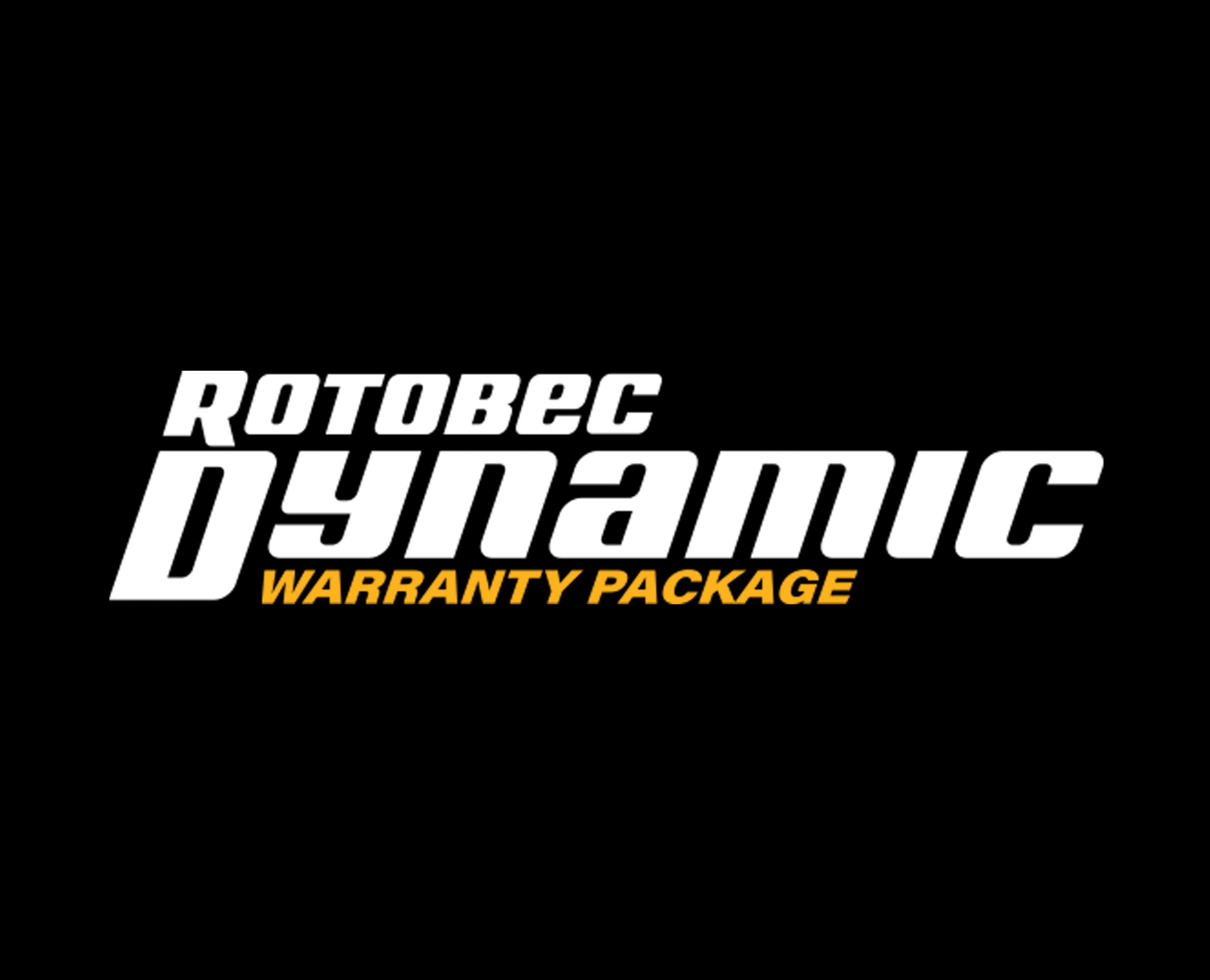 Rotobec's Dynamic warranty package. 