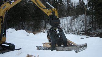 Mini Excavator Grapples - Rotobec