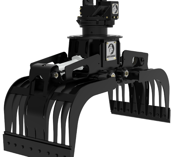 ロッド Rubbish Packer Heavy Duty Trash Grapple - Waste Material Handling - Rotobec