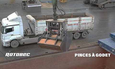 pinces à godet